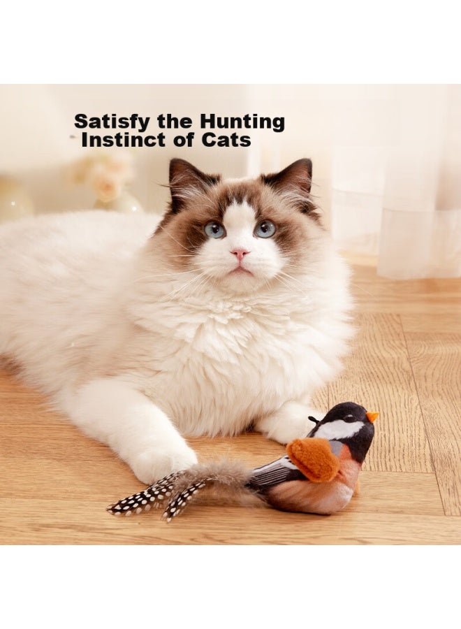 Zigman Cigeman Cat Toy, Interactive Wand, Realistic Bird-calling Toy, Self-entertaining Boredom Relief Device, Durable Chew Toy, Pet Supplies - Image 3