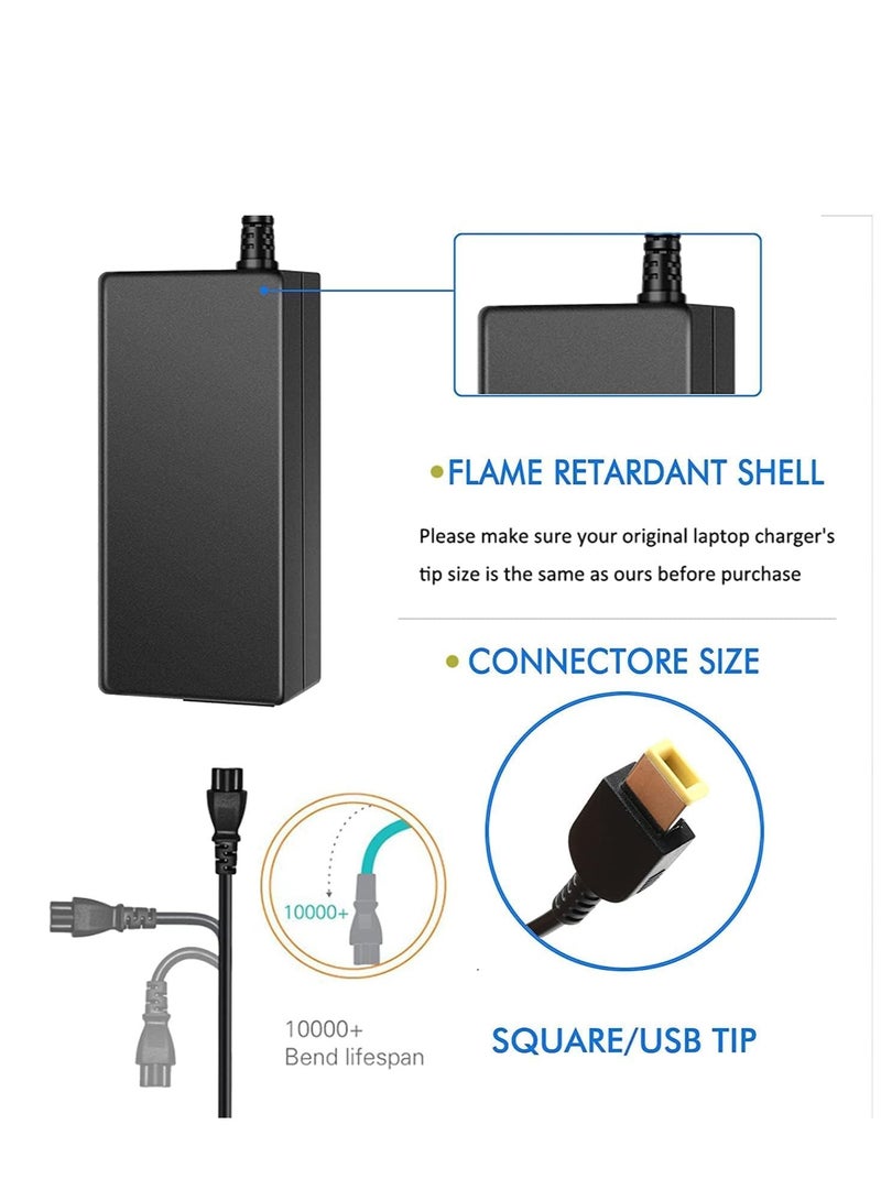 Terabyte Lenovo ThinkPad X1 Carbon AC Power Replacement Adapter Charger – 20V/4.5A/90W - Image 4