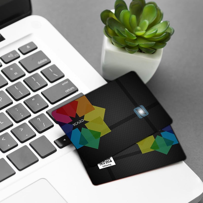1Card ® Glow - Smart NFC & QR Enabled Digital Business Card Digital Visiting Card - Just Tap to Share Contact - Smart Networking Card with Advanced NFC Technology (White LED) - Image 4