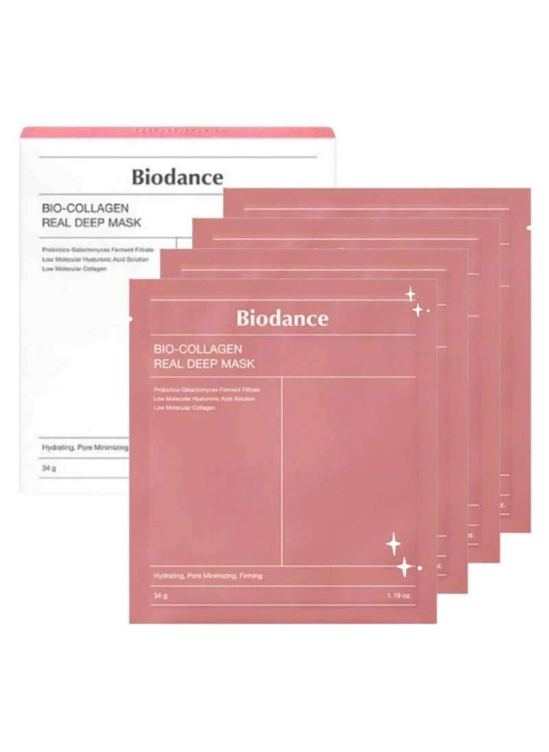 BIODANCE - BIODANCE Bio-Collagen Real Deep Mask 4 PCs - Image 1