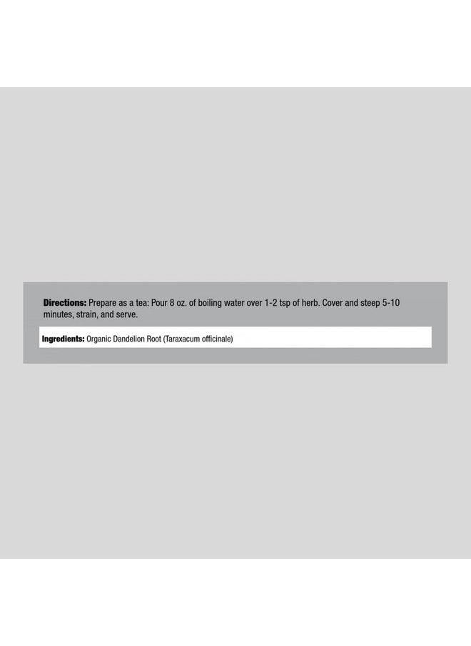Piping Rock Organic Dandelion Root 1Lb; Cut And Sifted; Herbal Tea; By Piping Rock  - Image 3