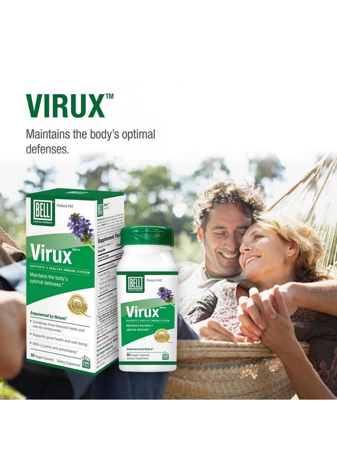Bell Virux™ L Lysine And Red Marine Natural Herbal Blend Unique Supplement To Boost The Immune System Lysine 1000Mg Capsules  - Image 5