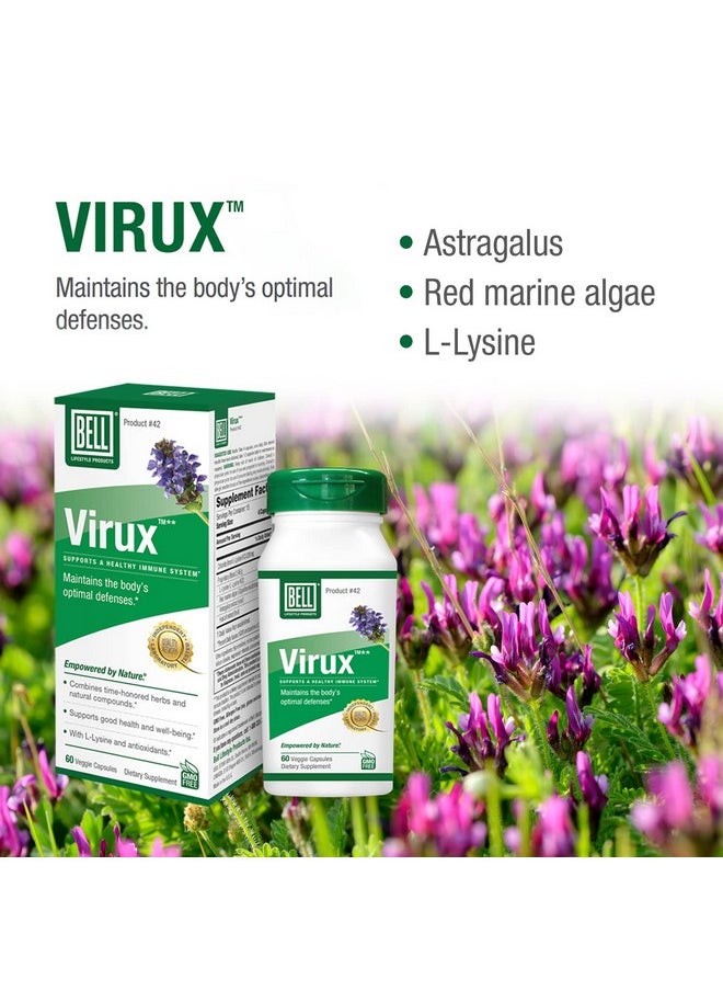 Bell Virux™ L Lysine And Red Marine Natural Herbal Blend Unique Supplement To Boost The Immune System Lysine 1000Mg Capsules  - Image 4