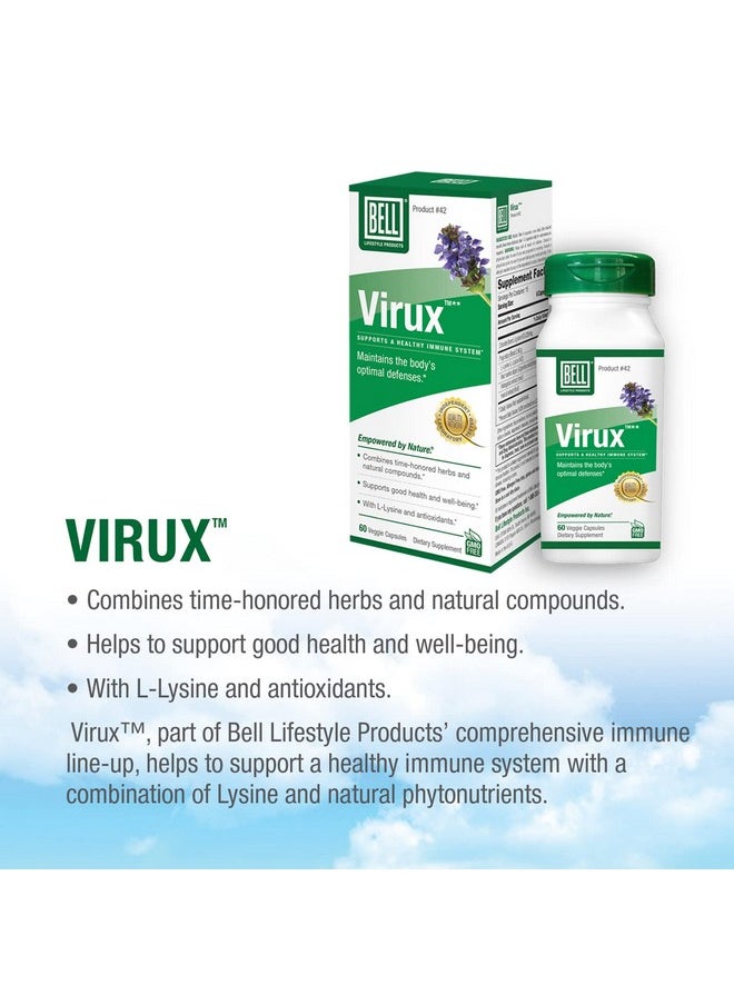 Bell Virux™ L Lysine And Red Marine Natural Herbal Blend Unique Supplement To Boost The Immune System Lysine 1000Mg Capsules  - Image 3