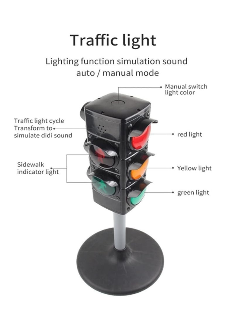لعبة إشارة المرور UKR - ضوء أمان LED إلكتروني بأربعة جوانب مقاس 70 سم للعب التظاهري | الوضع التلقائي وزر التبديل لمجموعة ألعاب سيارات الطريق | مثالية للأولاد من سن 3 إلى 9 سنوات - pzsku/Z33F3E6CA38ABDB67EA3FZ/45/_/1723287530/b0a2c426-1347-42d2-99a5-318587cb57da