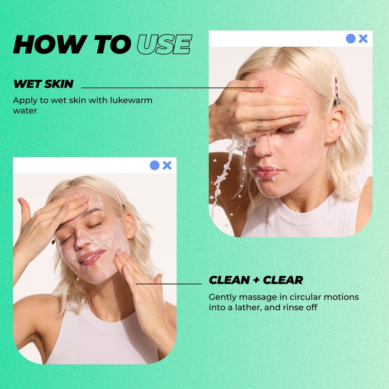 Vitamasques Purifying Jelly Foaming Face Wash Facial Cleanser Brightens and Hydrates Skin - 4.05 fl oz - Image 5