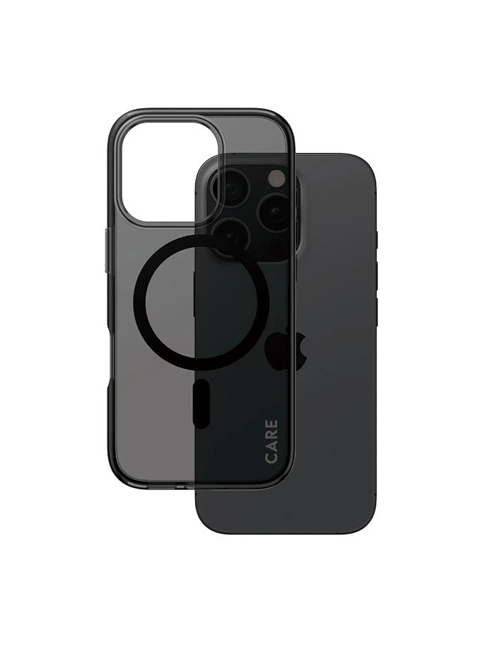 PanzerGlass CARE By PanzerGlass Case Flagship with MagSafe iPhone 16 Pro - Smoky Black - Image 2