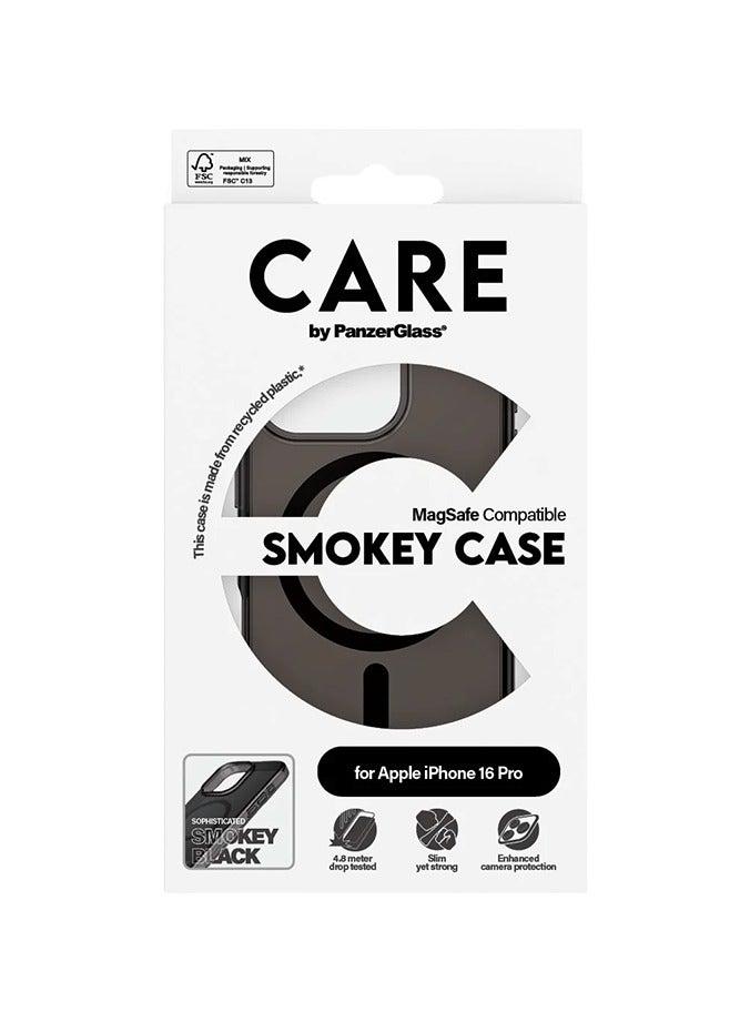 PanzerGlass CARE By PanzerGlass Case Flagship with MagSafe iPhone 16 Pro - Smoky Black - Image 4