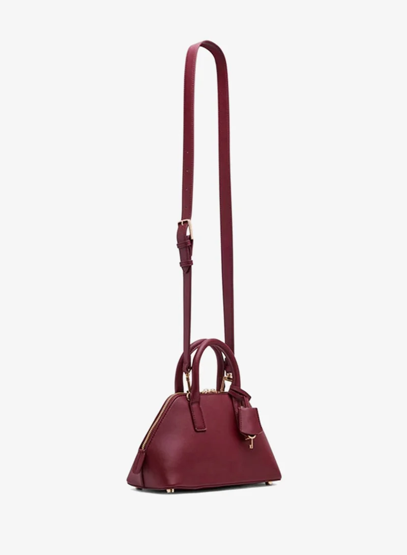 ANNE KLEIN  Anne Klein Textured Zippered Shoulder Bag for Women | Best Price UAE