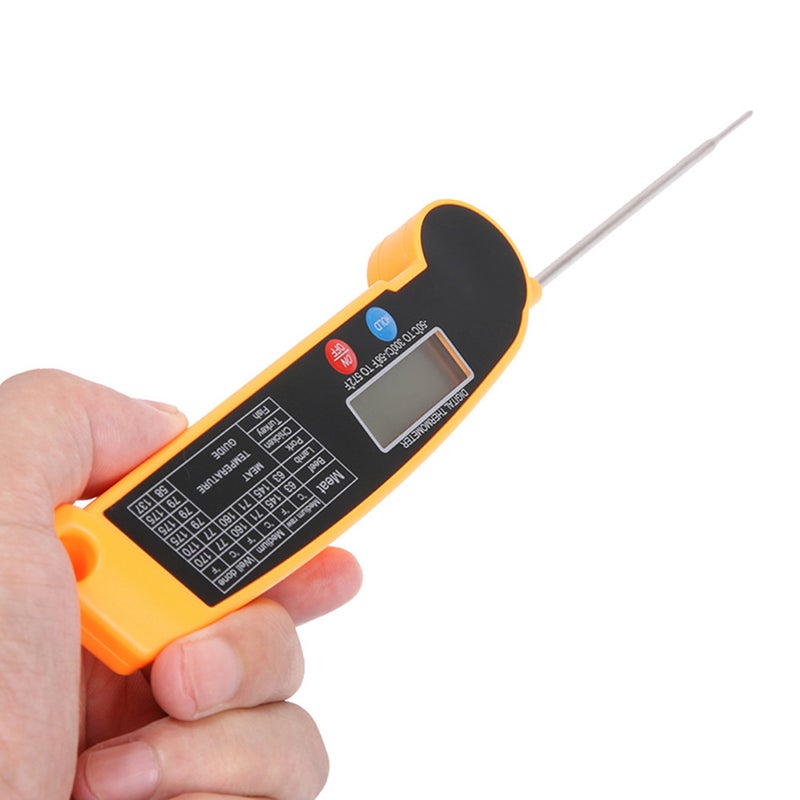 Foldable Digital Food Thermometer Food Probe BBQ Meat Water Milk Temperature Gauge Kitchen Cooking Tools - Image 3