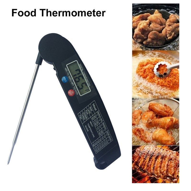 Foldable Digital Food Thermometer Food Probe BBQ Meat Water Milk Temperature Gauge Kitchen Cooking Tools - Image 4