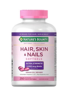 Extra Strength Hair, Skin & Nails - 5,000mcg, 250 Softgels