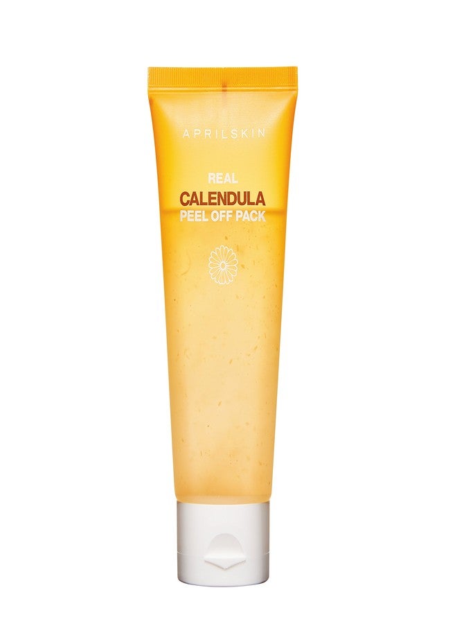 APRILSKIN Real Calendula Peel Off Pack, 3.52 oz | Skin Soothing and Calming Face Mask | Removes Impurities, Blackheads, and Excess Oil | Suitable for All Skin Types | Korean Beauty Mask - Image 1