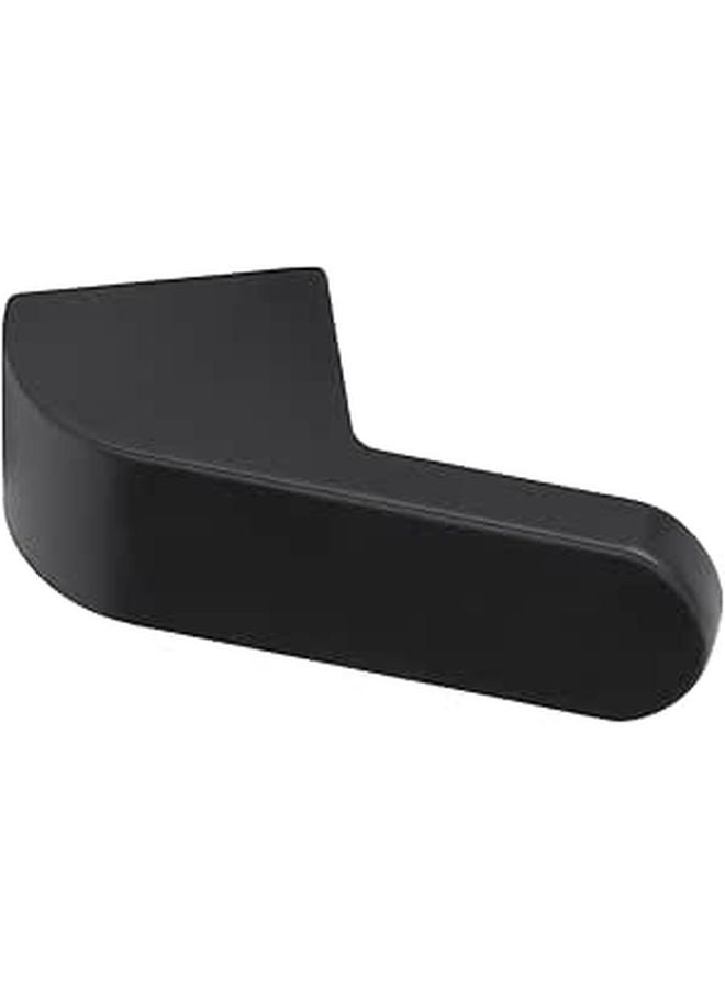 Black Wall Mounted Adhesive Hooks Non Drill Bathroom Towel Holder for Bathing Supplies - Image 1
