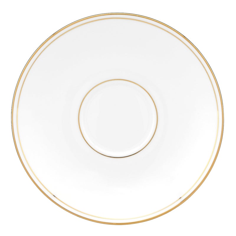 LENOX Lenox Saucer Federal Gold, White 