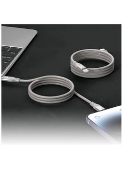سبون كابل شحن مغناطيسي سريع 60W ضد القطع 1متر متوافق مع جميع الهواتف  - Image 2