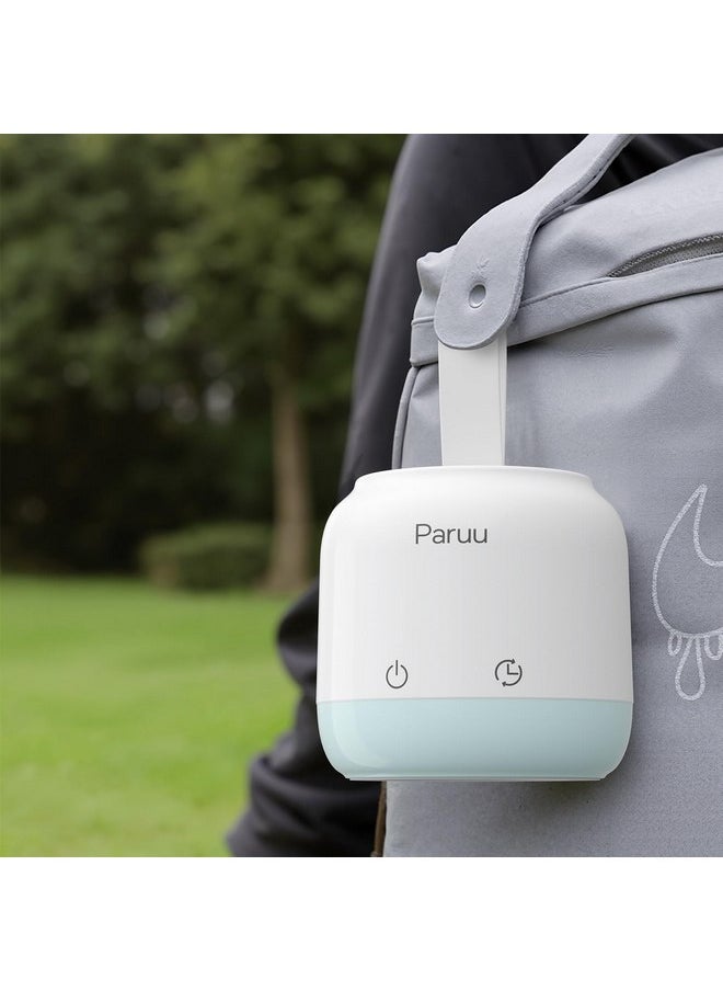 Paruu - Paruu Travel-Friendly Portable Bottle Warmer, Fast Heating, Double Leak-Proof Design for Babies, Ideal for Breastfeeding and Formula, 4 Adapters for Dr. Brown, Tommee Tippee, and Comotomo - Image 1