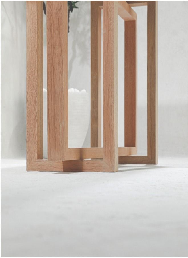 Sement طاولة قهوة خرسانية - بيضاء  - Image 3