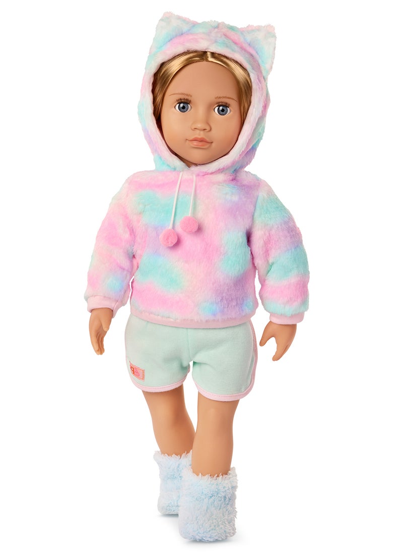 Our Generation Doll With Cat Pajama Mandy  - Image 3