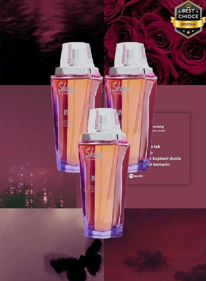 بي إن بارفوم 3 قطع عطر شايني للنساء 100 مل - Image 1