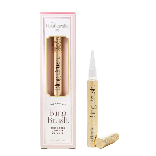 Baublerella Bling Brush, Jewelry Cleaner Pen for Gemstones and Fashion Jewelry, Rinse Free, Made in The USA - Image 1