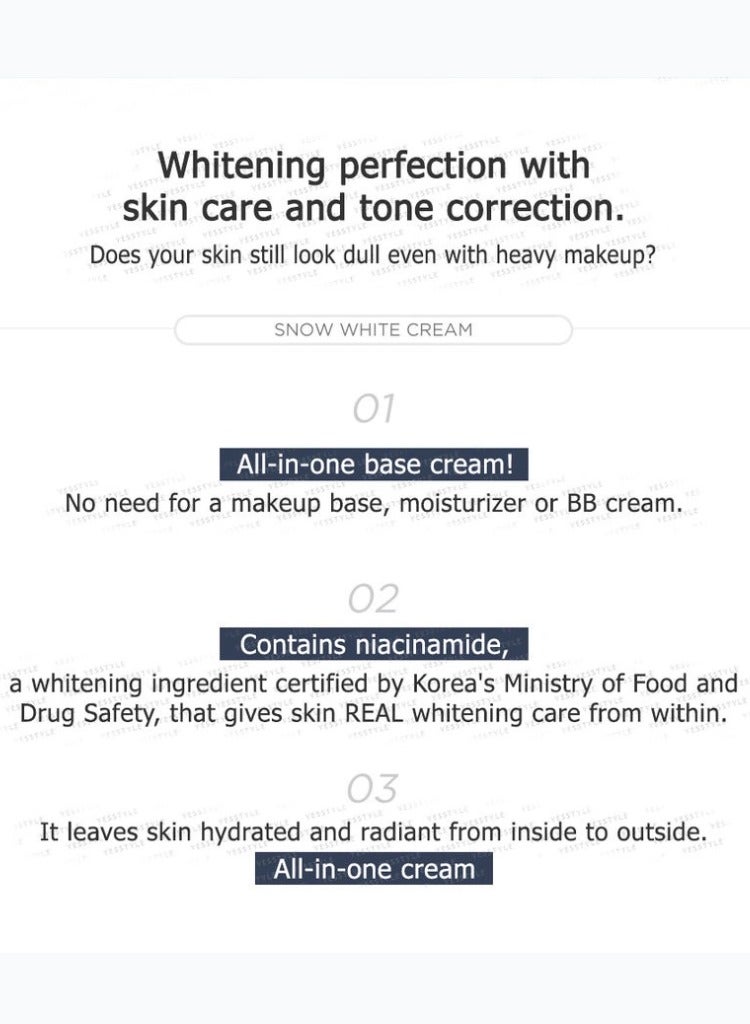 Secret Key Snow White Cream – Brightening & Hydrating Face Cream, 50g – Even Skin Tone & Radiant Glow - Image 5