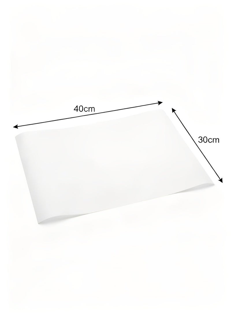 BELANO Baking Paper Sheets Non Stick, Parchment Paper Precut Heat Resistant, Food Grade Oven Liner for Cooking and Grilling White 100 Pieces - Image 3