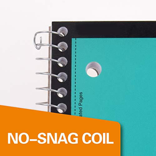 KAISA 1-Subject Wirebound Notebook Spiral Note Book, 8x10.5inch Wide Ruled 70sheets/pad Wire Notebooks Office School Supplies for Students Office, Pack of 6Pads, S07001W - Image 5
