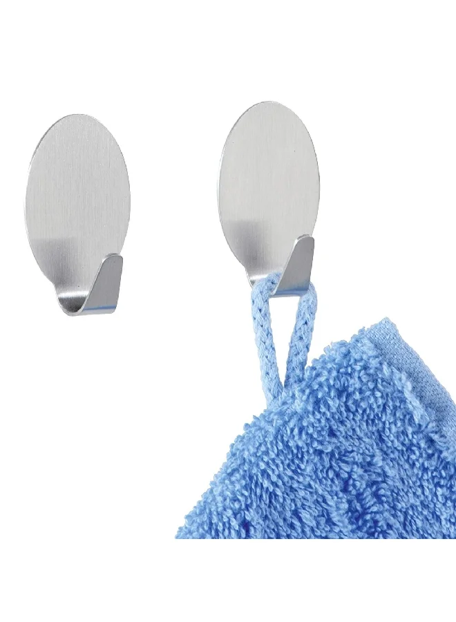Wenko 2-Piece Maxi Matt Hook Silver 15.24 x 2.286 x 9.398 cm 4477010100
