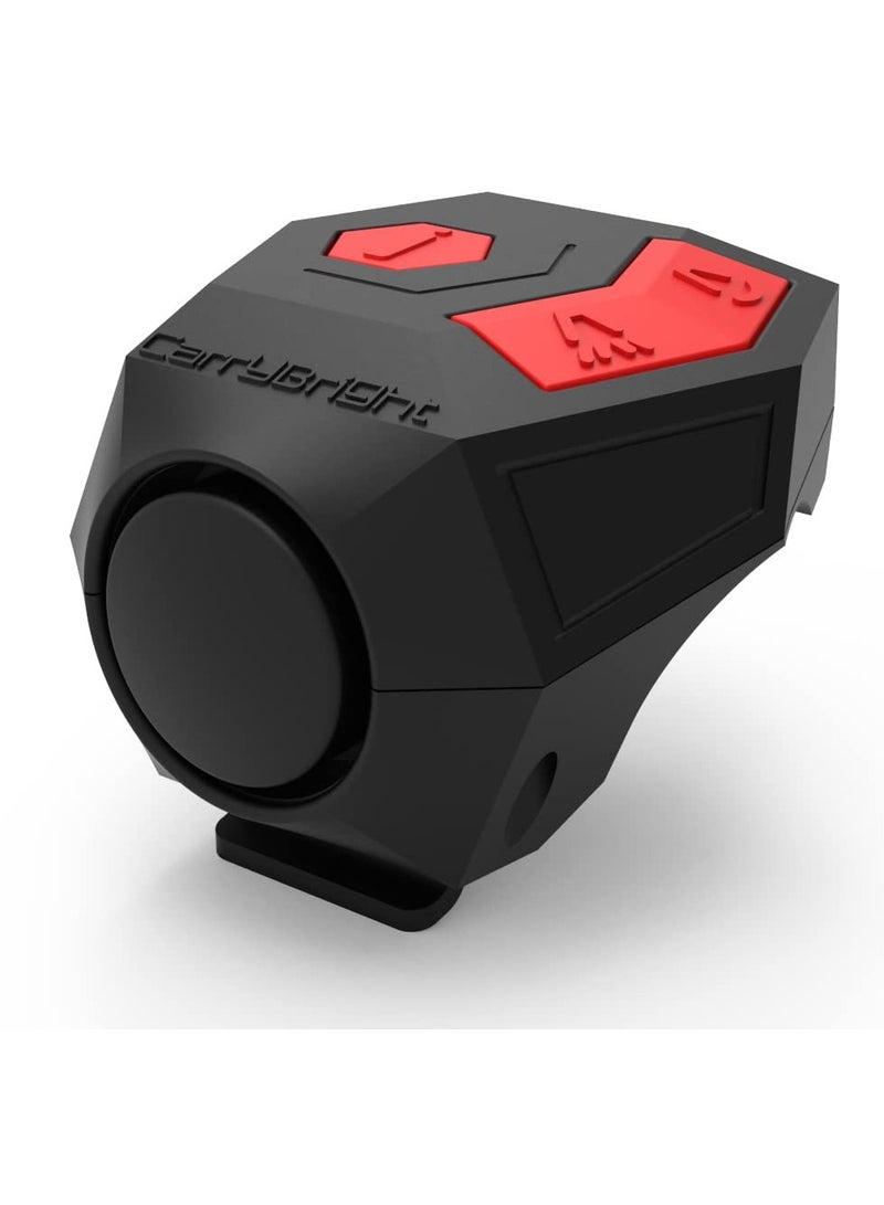 SYOSI بوق دراجة مع إنذار 120DB عالي الصوت جرس دراجة IP65 مقاوم للماء، جرس دراجة قابل لإعادة الشحن عبر USB بوق كهربائي للدراجة مع إنذار أمان للدراجة السكوتر - Image 1