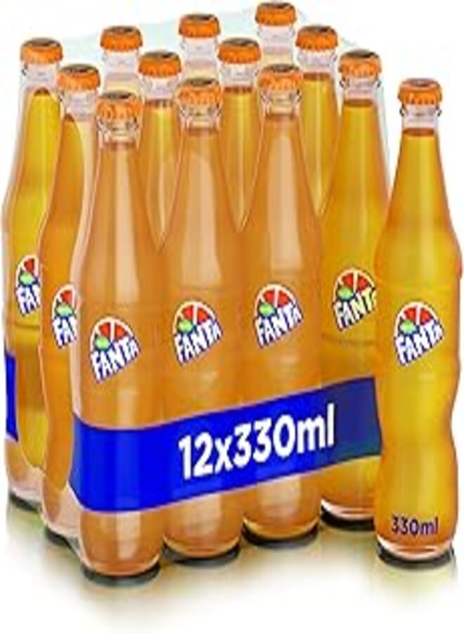 Twist off Fanta Orange 330 ML-Set of 12 Units