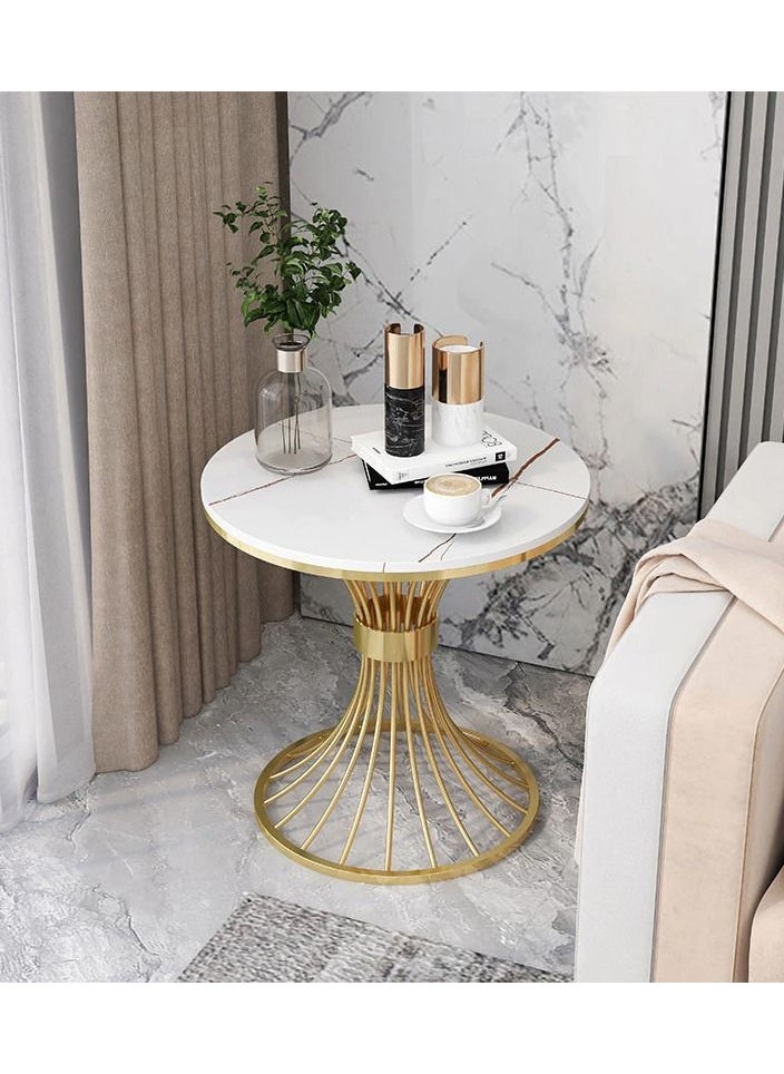 Generic - Luxury marble coffee table home living room side Nordic creative sofa Modern apartment round - Image 1