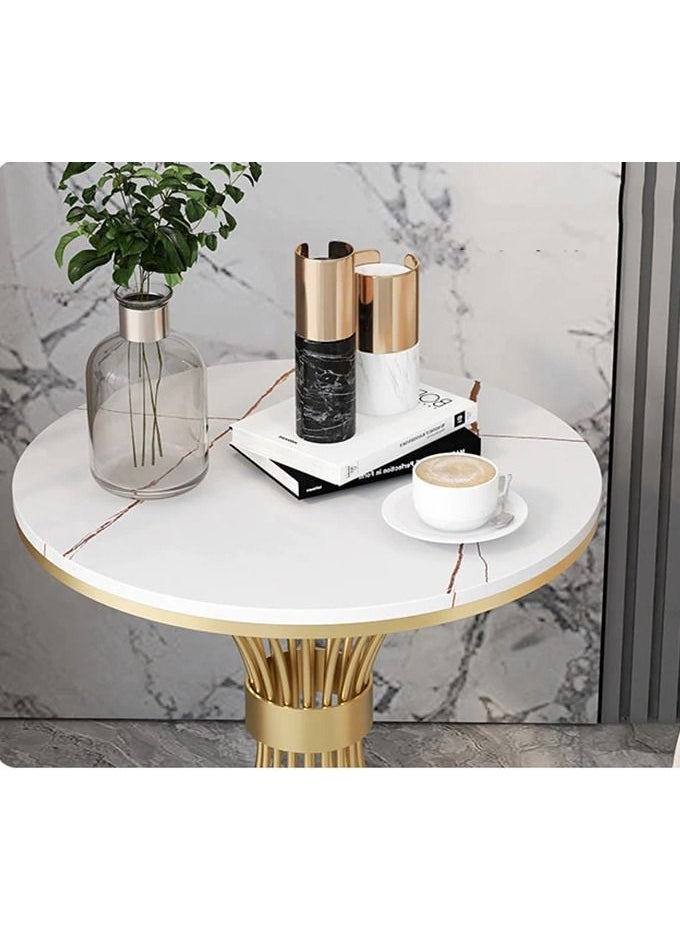 Generic - Luxury marble coffee table home living room side Nordic creative sofa Modern apartment round - Image 1