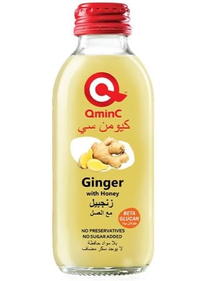 QMINC Ginger Flavor Juice Drink, Pack of 6, 150ml Each, 900ml Total, Bottle Container, Immunity & Energy Booster - Image 2