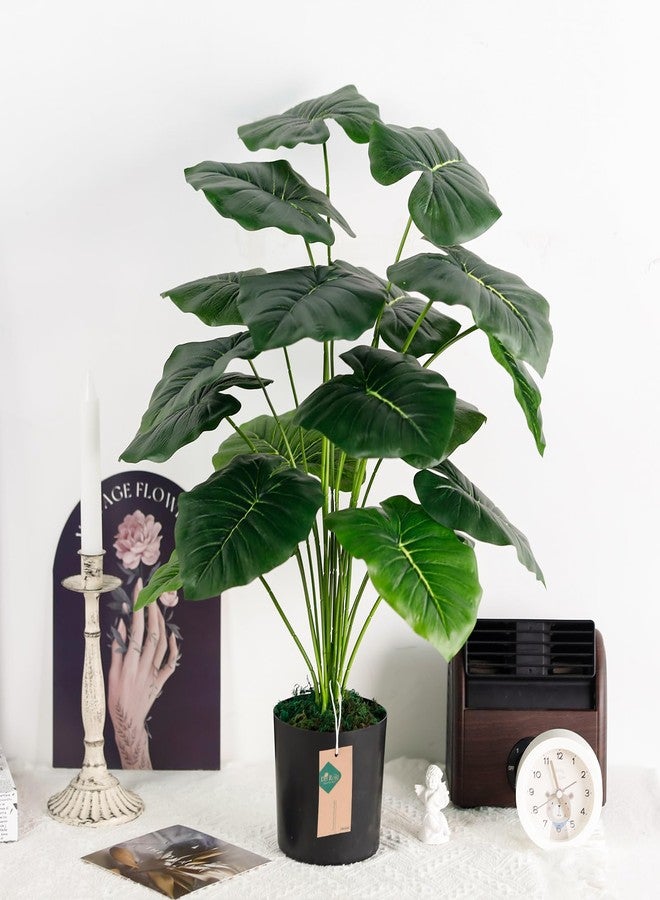 Der Rose 28'' Fake Plants Large Artificial Tropical Faux Plants Indoor Tall for Room Home Bathroom Farmhouse Outdoor Decor - Image 5