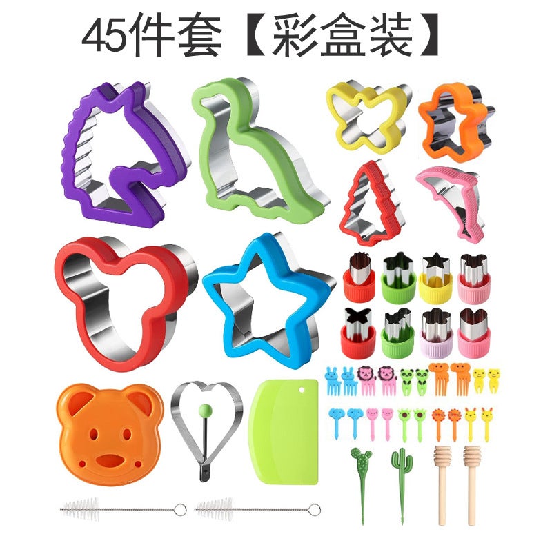 Sale Stainless Steel Sandwich Cut Bread Mold Toast Cut Mold Sandwichcutterset Suit - Image 1