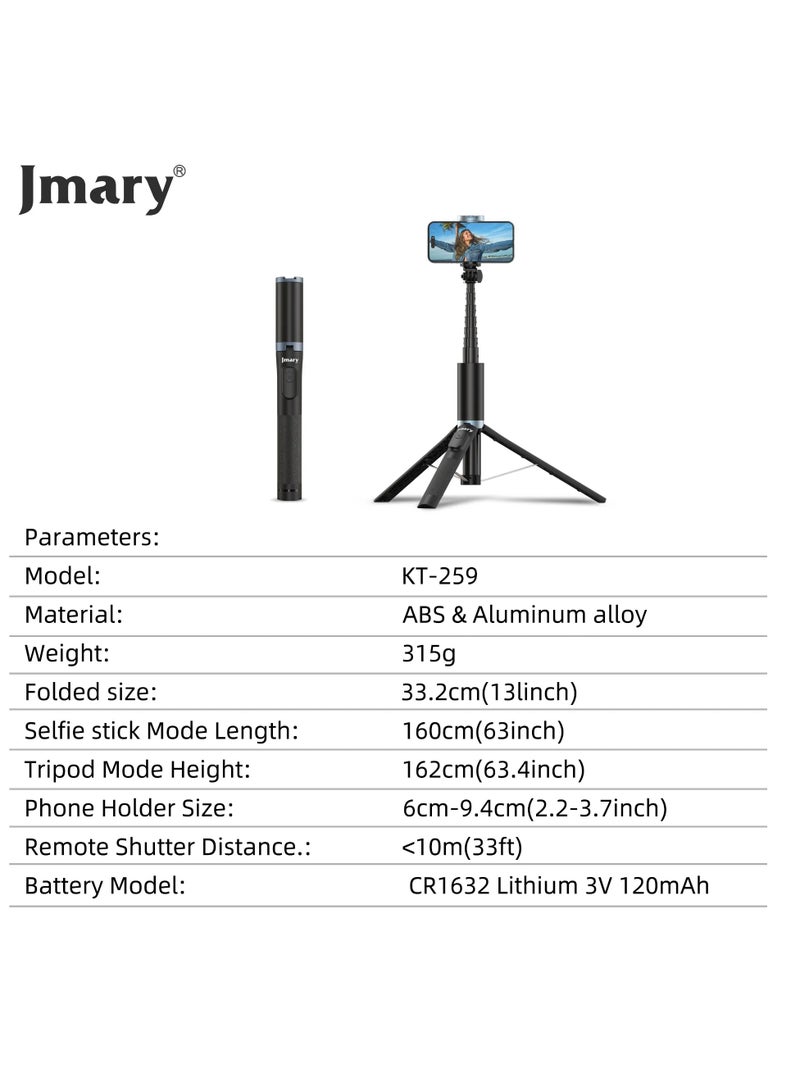 Jmary Jmary KT-259 Selfie Stick Tripod - Image 5
