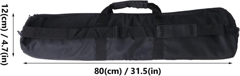 woobles Light Stand Bag Tripod Carrying Case Bag Heavy Duty with Storage Bag and Shoulder Strap Padded Carrying Bag for Light Stands, Boom Stand and Tripod 80cm Tripod Carrying Case 80X12CM - Image 3