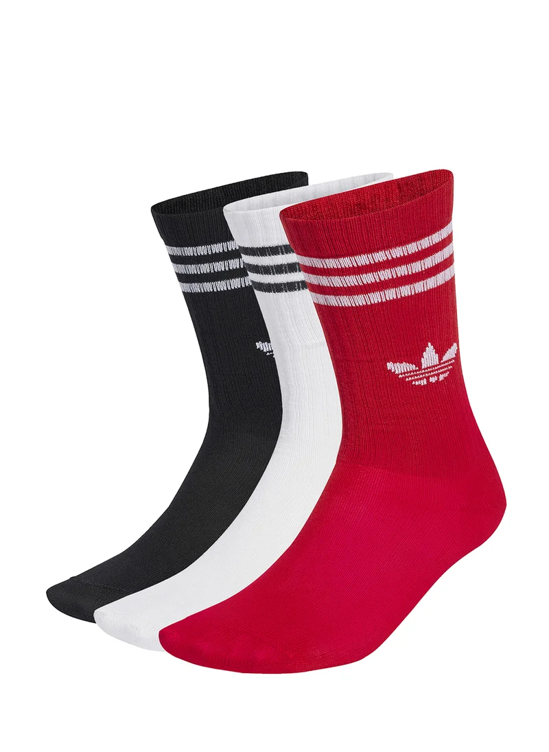 اديداس اوريجينالز Kids 3 Pack Crew Socks