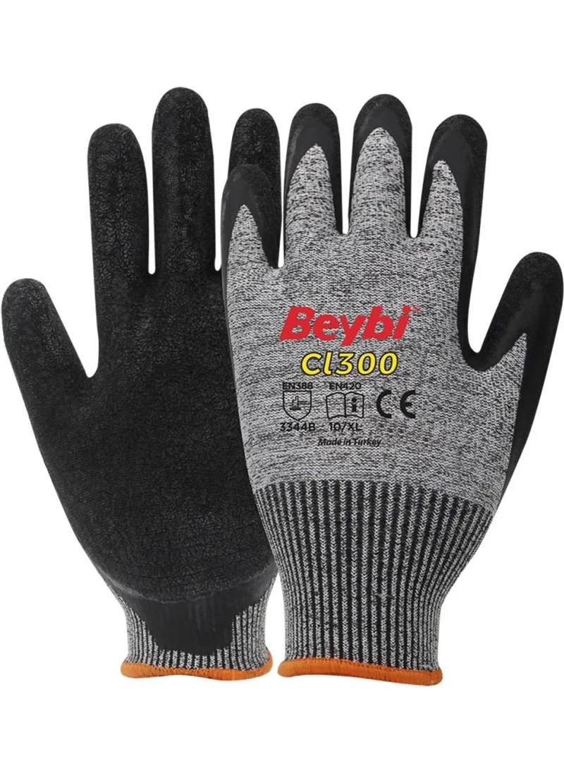 Beybi CL300 Latex Coated Cut Resistant Work Gloves