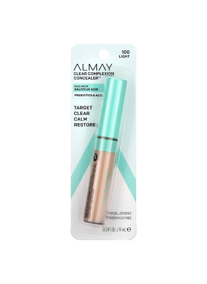Almay Almay, Clear Complexion Concealer, 100 Light , 0.3 fl oz (9 ml)  - Image 2