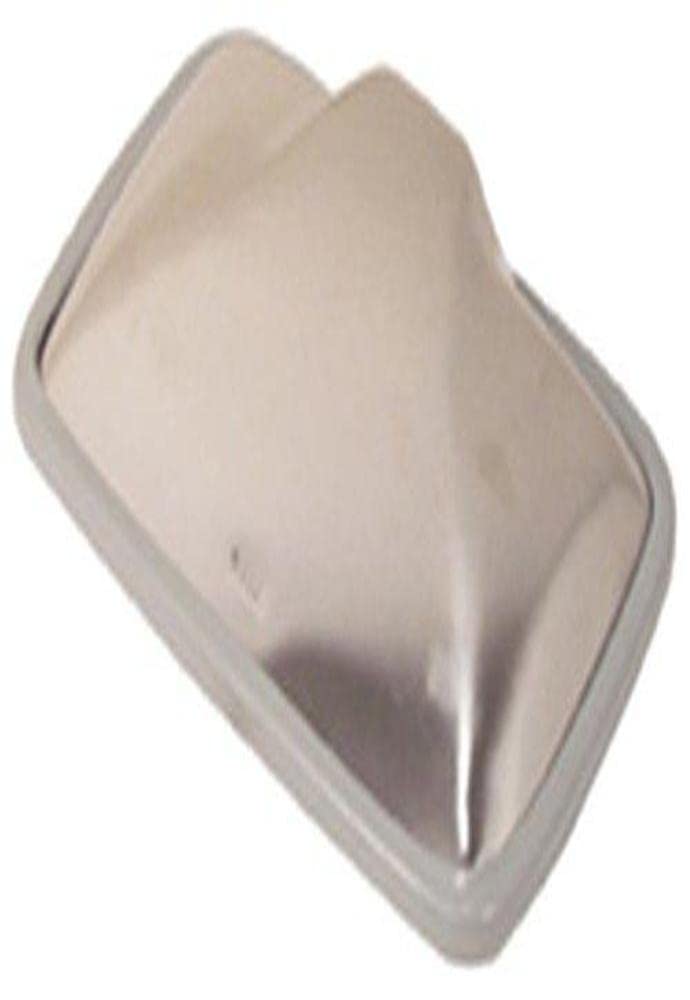 Velvac 704091 6.5"x10" Side Mount Mirror Head Stainless Steel with Flat Glass