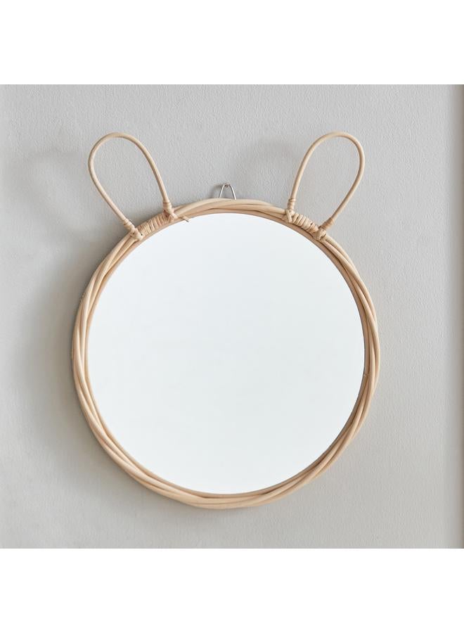 هوم بوكس مرآة أرنب راتان منسوجة 37X3X45 سم - Image 2