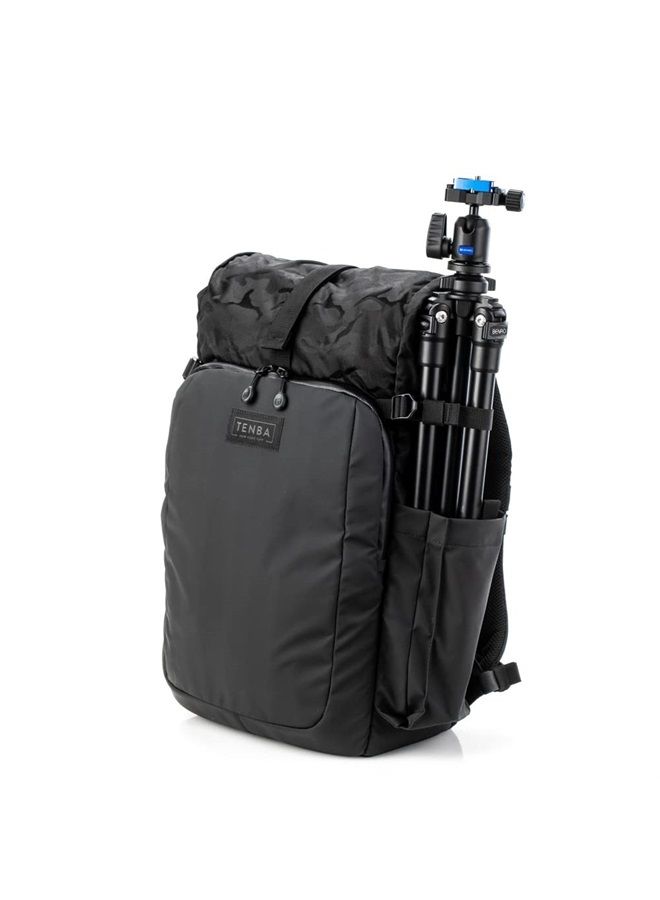 Tenba Fulton v2 14L All Weather Backpack for Mirrorless and DSLR cameras and lenses – Black/Black Camo (637-735) - Image 2