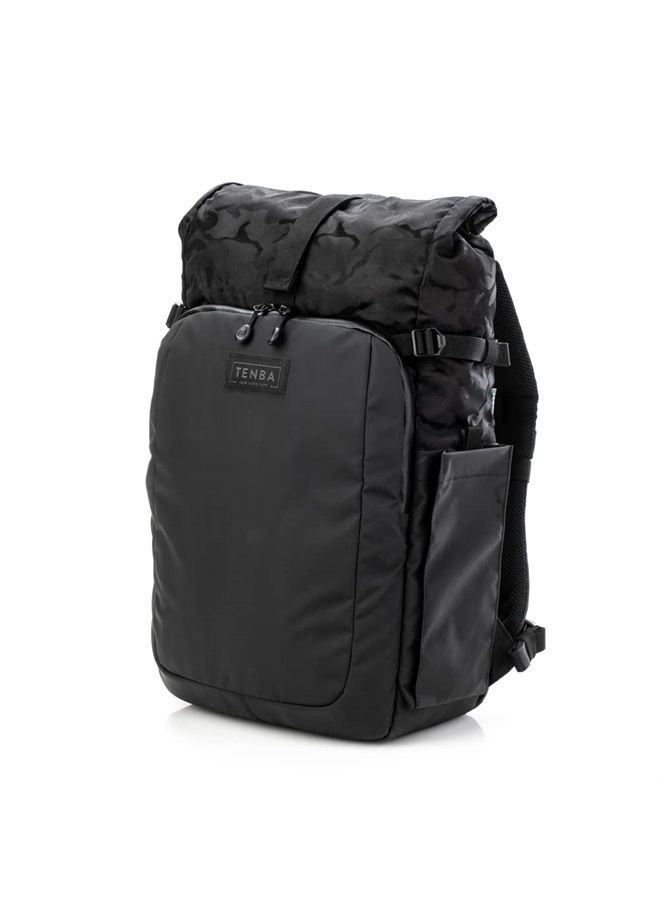 Tenba Fulton v2 14L All Weather Backpack for Mirrorless and DSLR cameras and lenses – Black/Black Camo (637-735) - Image 1