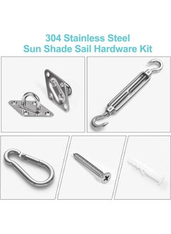 M6 Awning Attachment Set, Heavy Duty Sun Shade Sail Stainless Steel Hardware Kit for Garden Triangle and Square, Sun Shade Sail Fixing Accessories - pzsku/Z33F5FFFF5F53E74750C2Z/45/_/1736394127/129a4a5e-889b-46e9-b672-42349ea3b5a2