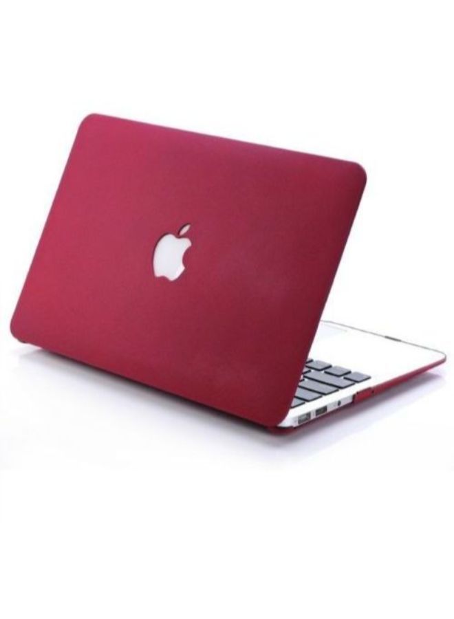 NIBEMINENT Wine Red Color Frost Matte Surface Rubberized Hard Shell Case Cover For Apple Macbook Retina 13 Inch - Image 1