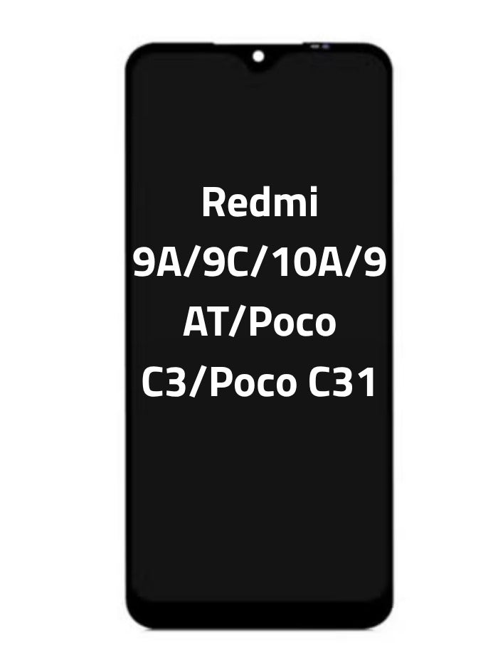 جادجتس كونيكشن شاشة LCD بديلة لهاتف ريدمي 9A/9C/10A/9AT/بوكو C3/بوكو C31 - Image 1