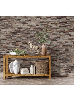 Süper Dekor Super Decor Saka 55-2 Stone Look Wallpaper 