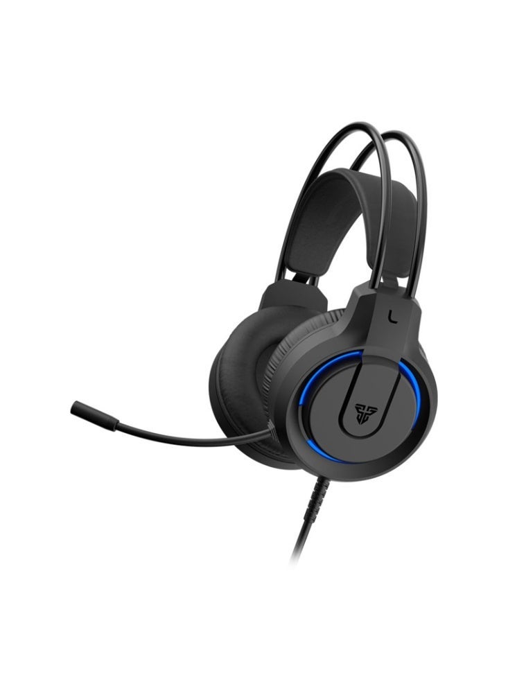 FANTECH FLASH HQ53 Gaming Headset, Stereo Gaming Headphones with Built-in Microphone, Comfortable Over-Ear Design for PC & Laptop – Black - Image 1